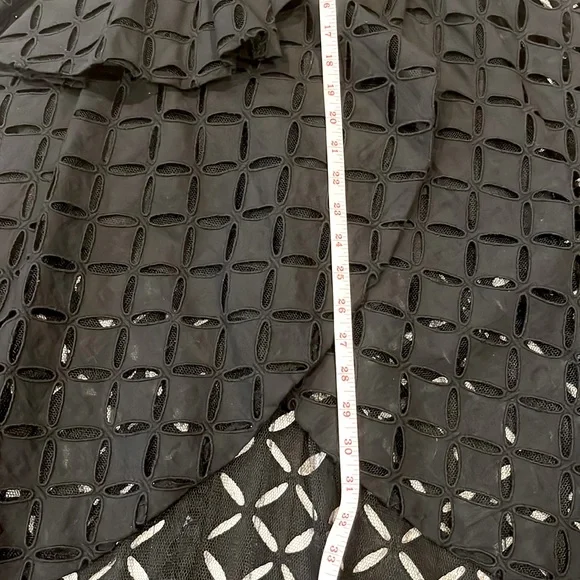 Thurley “Dark Arts” Tiered Midi Dress in Black - Picture 10 of 11